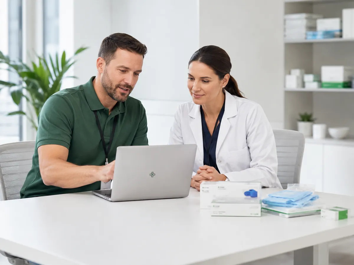 Button team advancing healthcare distribution through technology.